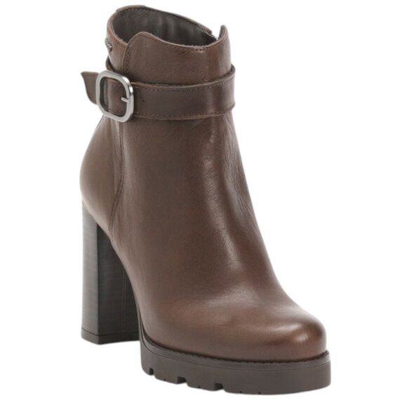 IGI&CO Made In Italy Leather Comfort Heeled Booties - Picture 1 of 3